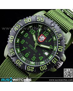 Luminox OD Military Series Green Nylon Strap Mens Watch 3042 (FREE EXTRA STRAP)