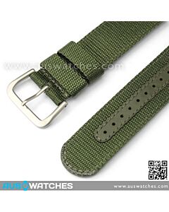 Seiko 22mm Nylon Strap for SNDA20, SNDA23, SNZG09 & etc. Green 4A212J