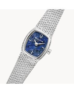 Bulova Goddess of Time Gold Sodalite Blue Dial Women's Watch 96L343