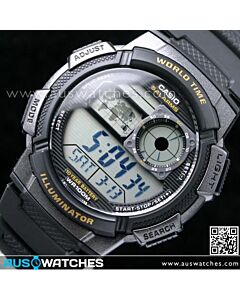 Casio Sporty Digital World Time 100M AE-1000W-1AV