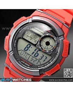 Casio Sporty Digital World Time 100M AE-1000W-4AV, AE1000W