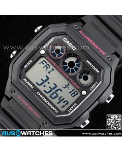 Casio 10Yrs Battery Alarm Interval Timer Watch AE-1300WH-1A2V, AE1300WH
