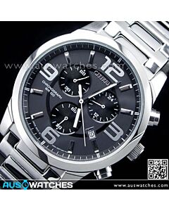 Citizen Chronograph Dark Gray Mens Watch 100m AN7050-56E