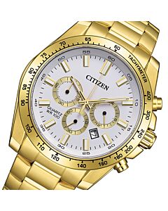 Citizen Quartz Sports Chronograph Gold Men’s Watch AN8232-53A
