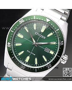 Citizen Eco-Drive Vintage Brycen Green Dial Watch AW1598-70X