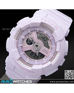 Casio Baby-G Light Purple Color Analog Digital Sport Watch BA-110-4A2, BA110