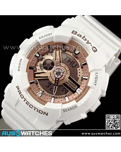 Casio Baby-G Analog Digital 100M Ladies Sport Watch BA-110-7A1, BA110