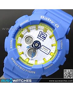 Casio Baby-G Analog Digital 100M World Time Alarm Sport Watch BA-120-2B, BA120
