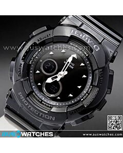 Casio Baby-G Analog Digital World Time Alarm Elegantly Sporty Watch BA-125-1A, BA125