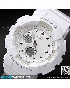 Casio Baby-G Analog Digital World Time Alarm Elegantly Sporty Watch BA-125-7A, BA125