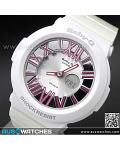 Casio Baby-G Neon Illuminator 100M 5 Alarms Watch BGA-160-7B2, BGA160