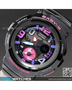 Casio Baby-G Dual Dial World Time 100M Watch BGA-190-1B, BGA190