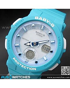 Casio Baby-G Neon Illuminator Beach Traveler Watch BGA-250-2A, BGA250