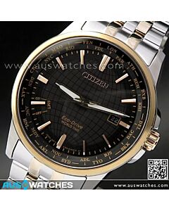 Citizen Eco-Drive Perpetual Calendar World Time Watch BX1006-85E