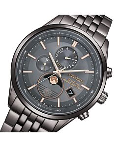 Citizen Eco-Drive Radio Controlled Solar Moon Phase Men's Watch BY1037-51H