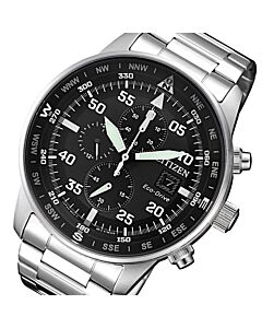 Citizen Eco-Drive Chronograph Stainless Steel Watch CA0690-88E