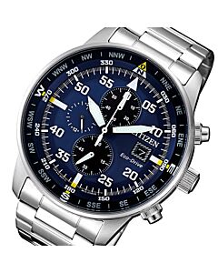 Citizen Eco-Drive Chronograph Stainless Steel Watch CA0690-88L