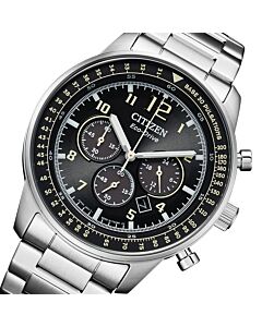 Citizen Eco-Drive Chronograph Stainless Steel Watch CA4500-83E