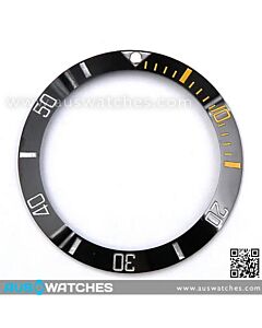 Ceramic Bezel Inserts Black White Yellow For Seiko Turtle 