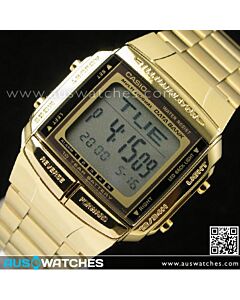 Casio Gold plated Data Bank watch DB-360G-9A DB360G 9A