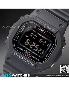 Casio G-Shock Black X Red Heritage Color Sport Watch DW-5600HR-1, DW5600HR