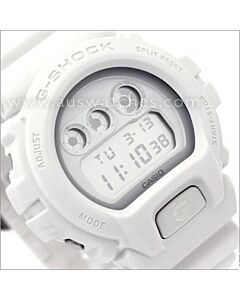 Casio G-Shock Matt All-White Monotone Digital Watch DW-6900WW-7, DW6900WW