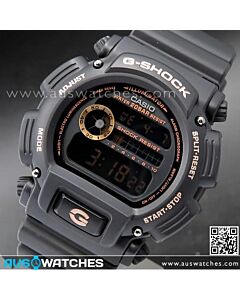 Casio G-Shock Black and Rose Gold Alarm Stopwatch Watch DW-9052GBX-1A4, DW9052GBX