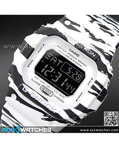 Casio G-Shock Digital Black and White Series Watch DW-D5600BW-7, DWD5600BW