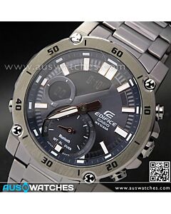 Casio Edifice Bluetooth Gray Ion Plated Watch ECB-20DC-1A, ECB20DC