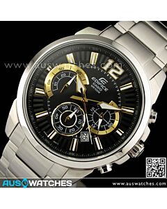 Casio Edifice 3 dials Mens Sport Watch EFR-535D-1A9V, EFR535D