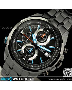 Casio Edifice Neon Illuminator Chronograph Sport Watch EFR-536BK-1A2V, EFR536BK