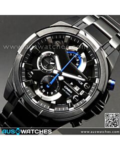 Casio Edifice Chronograph 100M All Black Sport Watch EFR-540BK-1A, EFR540BK