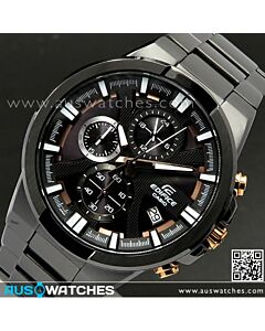 Casio Edifice Chronograph All Black Sport Watch EFR-544BK-1A9V, EFR544BK