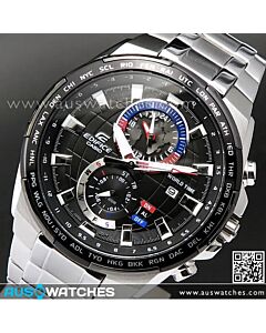 Casio Edifice Dual Dial World Time 200M Alarm Sport Watch EFR-550D-1AV, EFR550D