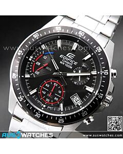 Casio Edifice Chronograph Stopwatch 100M Sport Watch EFV-540D-1AV, EFV540D