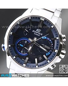 Casio Edifice Tough Solar Phone Finder Bluetooth Smart Watch EQB-700D-2A, EQB700D