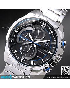 Casio Edifice Chronograph Solar 100M Sport Watch EQS-600DB-1A9, EQS600DB