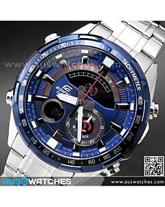 Casio Edifice Racing Blue World Time Thermometer Sport Watch ERA-600RR-2AV, ERA600RR