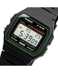 Casio Digital Water Resistant Classic Unisex Watch F-91W-3, F91W