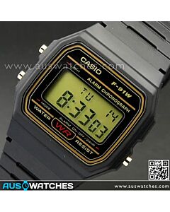 Casio Digital Water Resistant Classic Unisex Watch F-91WG-9, F91WG