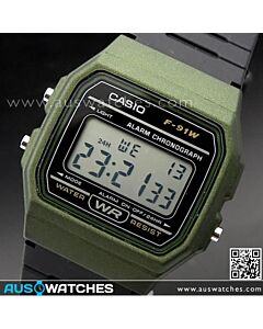 Casio Digital Water Resistant Classic Unisex Watch F-91WM-3A, F91WM