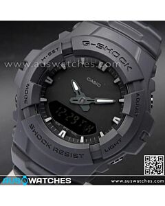 Casio G-Shock Matte Black Analog Digital 200M Sport Watch G-100BB-1A, G100BB