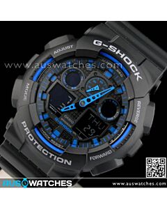 Casio G-Shock Velocity Indicator 200M Alarm Watch GA-100-1A2, GA100