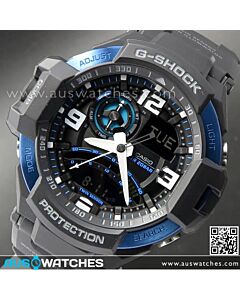 Casio G-Shock Gravity Defier Compass Thermometer Sport Watch GA-1000-2B, GA1000