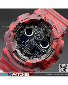 Casio G-Shock Camouflage World time Military Watch GA-100CM-4A, GA100CM