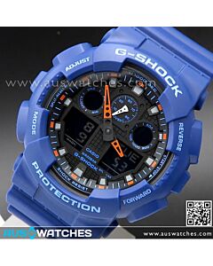 Casio G-Shock Bi-Color Analog Digital 200M Sport Watch GA-100L-2A, GA100L