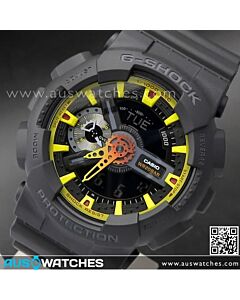 Casio G-Shock Orange Gradations 200M Analog Digital Sport Watch GA-110BY-1A, GA110BY