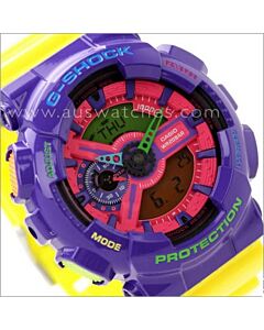 Casio G-Shock Hyper Colors Analog Digital Display Watch GA-110HC-6A GA110HC 