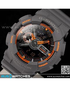 Casio G-Shock Matte Finish Analog Digital Display Watch GA-110TS-1A4, GA110TS
