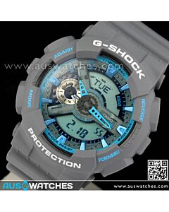 Casio G-Shock Matte Finish Analog Digital Display Watch GA-110TS-8A2, GA110TS